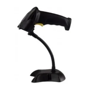 LECTOR LÁSER 1D, USB, NEGRO, CON BASE